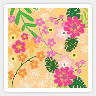 Cherry Blossoms Romance_Cream background Sticker